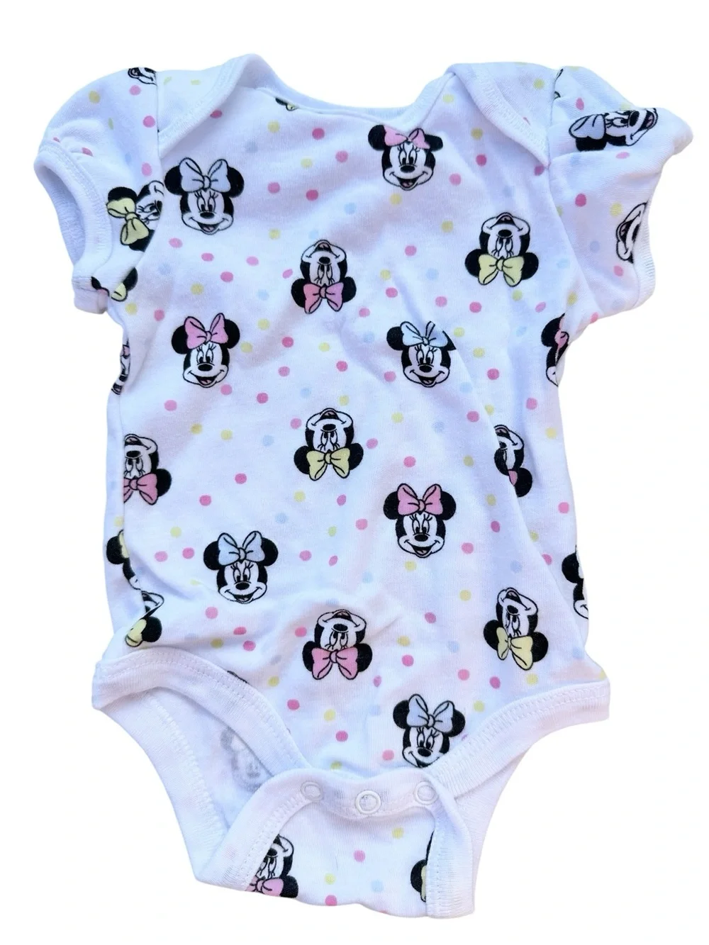 Short sleeve onesie bodysuit lot (various brands) size 0-3 months Disney, stars